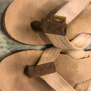 Rainbow Hemp Sandals